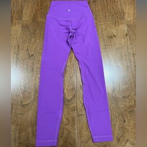 LuluLemon Align 25” Leggings - Size 2 - Purple